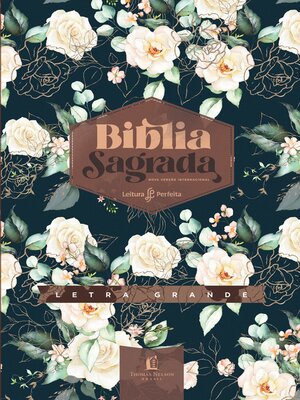 cover image of Bíblia NVI, Couro Soft, Rosas, Com Espaço para Anotações, Letra Grande